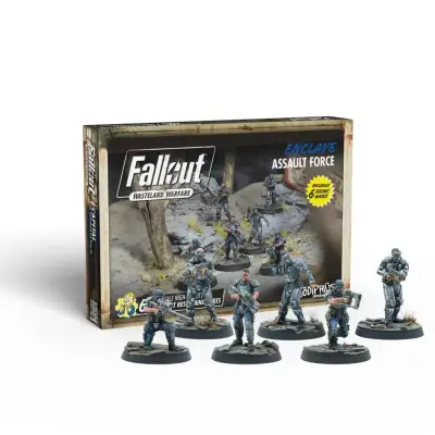 Figurine fallout ww enclave assault force